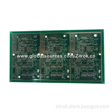 FR4 PCB with Board Thickness of 1.6mm, 0.2mm Minimum Hole Diameter